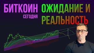 БИТКОИН  ОЖИДАНИЕ И РЕАЛЬНОСТЬ