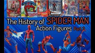 The History of SPIDER MAN Action Figures Part 2 #spiderman #actionfigures