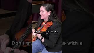 MET Orchestra Violinist Katherine Fong Gives a One-Minute Violin Lesson