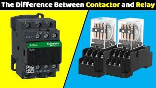 Why Electrician Not Use Relay in Power Circuit?  Contactor vs. Relay @TheElectricalGuy