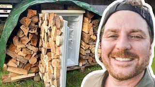 VERSTECKTER Kühlschrank im Holz | DIY