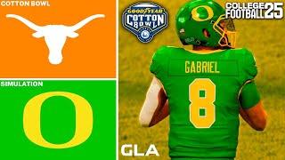 Oregon vs. Texas | Cotton Bowl CFP Semifinal Simulation | College Football 25 PS5