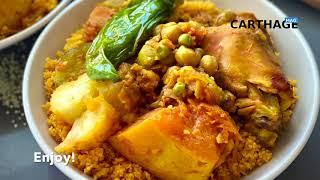 Tunisia's Main Dish: COUSCOUS