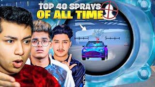 TOP 40 SPRAYS OF ALL TIME | BGMI | PUBG MOBILE