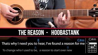 THE REASON - Hoobastank GUITAR Cover Tutorial CHORDS | Guitarraviva