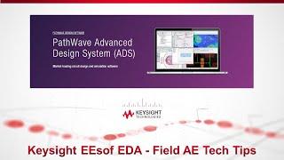 Generating a Parameterized EM model for Physical Design Verification by ADS AMC