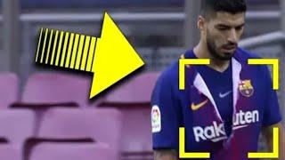 Luis Suarez rips off his jersey ▶ FC BARCELONA VS LAS PALMAS 3-0