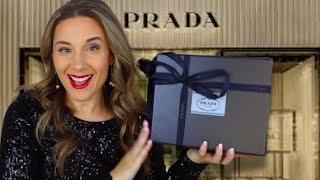 PRADA UNBOXING  NEW HOLIDAY BAG  VLOGMAS DAY 1 