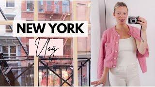 VLOG Rainy Weekend in New York City! & Wedding Florist Shopping 