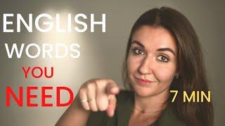 English Words for Everyday Life in 7 MIN (Acted out!)