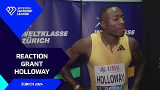 2024 Zurich: Interview With Grant Holloway (men's 110m Hurdles) - Wanda Diamond League