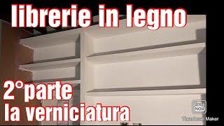 verniciatura delle librerie