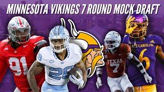 Minnesota Vikings 2025 7 Round NFL Mock Draft | Can The Vikings Make A Lot Out Of A Little?