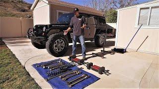 Jeep Wrangler JKU Suspension UPGRADE Game Changer 6Pak DIY - Lift Kit