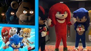 FNAF Movie Has A Game Made By Real Time Studio And Sonic Holding The Sonic 3 Popcorn Bucket And More