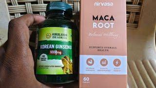 WorkoutTime: Unboxing Supports Overall Health Maca Root.Ginseng #tamil #live #macaroot #ginseng