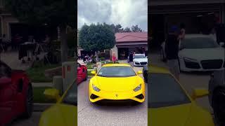 Is this a Neighborhood or a Car Show? You decide... ️ #Supercars #CarShow #Neighborhood