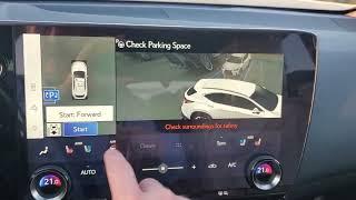 How does the Advanced Remote Park on the Lexus NX hybrid work?