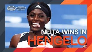 100m win for Olympic finalist Neita | Continental Tour Gold 2022 Hengelo