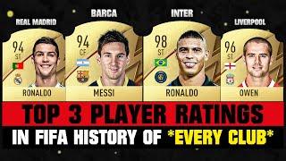 TOP 3 Football Players from Every Club in FIFA Games!  FIFA 96 - FIFA 22