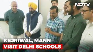 "Tour Own Schools First": Bhagwant Mann's Delhi Visit Draws Criticism