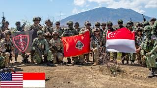 US Armed Forces. Joint military exercises in Indonesia.