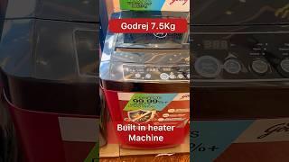 Godrej 7.5Kg top load Fully automatic washing machine with Heater built in #godrej #washingmachine