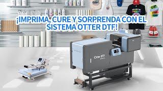 ¡Sistema de impresora DTF OtterPro todo en uno! ¡Impresión, agitación, curado, purificación y prensa