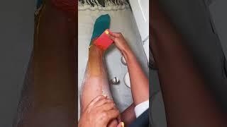 sugar waxing legs #hairremoval #sugarwaxing