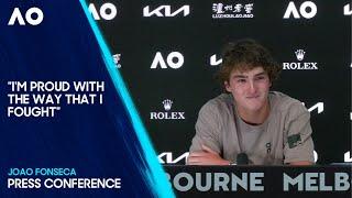 Joao Fonseca Press Conference | Australian Open 2025 First Round