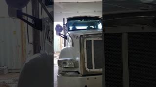 Driver fails to fully open brand new shop doors