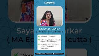 How has EduSure helped in preparation of MA in Economics Entrance Exams