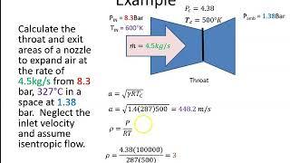 Nozzles - Example question 2