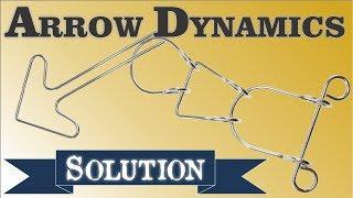 Solution for Arrow Dynamics from Puzzle Master Wire Puzzles