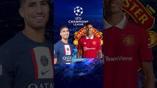 Hakimi Vs Manchester United And Manchester city And Paris #football #hakimi