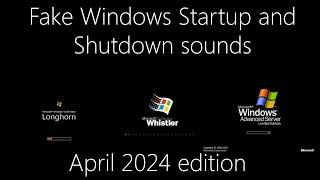 Fake Windows Startup and Shutdown sounds with the real counterpart