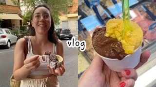 Italian vlog: vi porto nelle gelaterie dove vado di solito a Roma(subtitles)