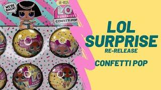 LOL Surprise Confetti Pop Re-Release Unboxing Toy Review | TadsToyReview