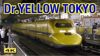 ドクターイエローがやってきた !!! 東京駅 Dr.YELLOW at Tokyo Station 2019.10【4K】