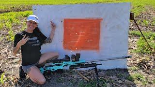The First Female to hit 3 miles! Extreme long range shooting!
