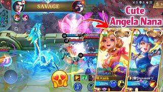 ANGELA + NANA CUTE COLLECTOR SKINS ft LEO SAVAGE!Mobile Legends