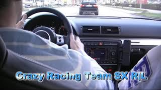 BMW x5 vs AUDI RS4 street race