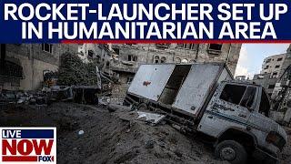 Israel-Hamas war: Terrorists set up rocket launcher in Gaza humanitarian zone | LiveNOW from FOX