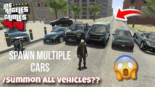 How To Spawn More Than One Vehicle in Los Angeles Crimes |  How To Add Multiple Cars In LAC 