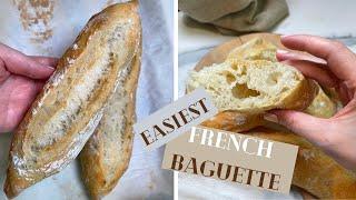 How To Make Amazing French Baguette At Home/ W SUBTITLES الخبز الفرنسي على اصوله مع ترجمه بالعربيه