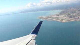 Window Seat Delta Boeing 767-300 taking off from NCE