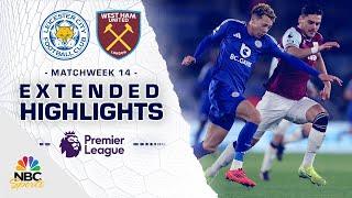 Leicester City v. West Ham United | PREMIER LEAGUE HIGHLIGHTS | 12/3/2024 | NBC Sports