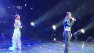 Lyca Gairanod biritan with Darren Espanto sa D10 concert