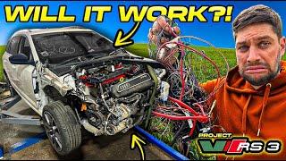 I PUT A DAMAGED AUDI RS3 DAZA ENGINE IN MY SKODA VRS!!...