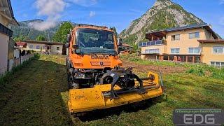 Unimog U400 290PS Power | im Einsatz mit dem Mulcher Müthing MU-L 250